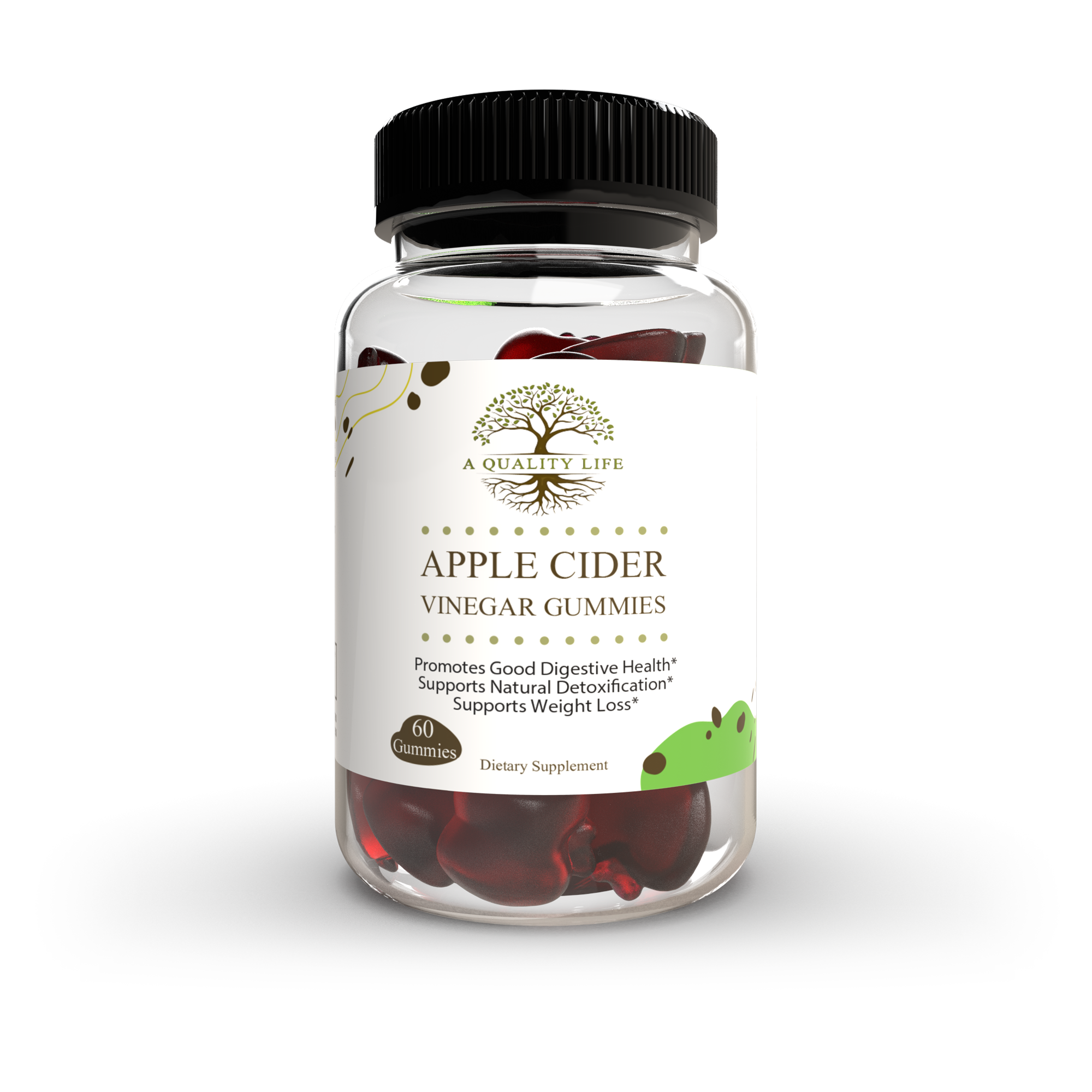 Apple Cider Vinegar Gummies by A Quality Life Nutrition