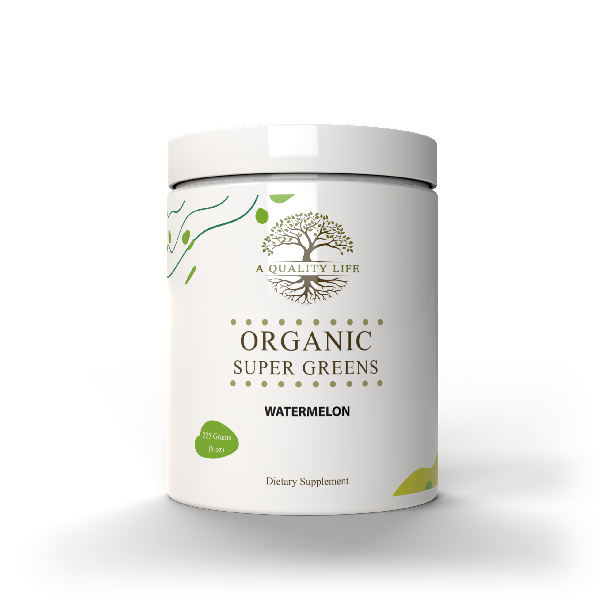 Organic Super Greens - Watermelon by A Quality Life Nutrition