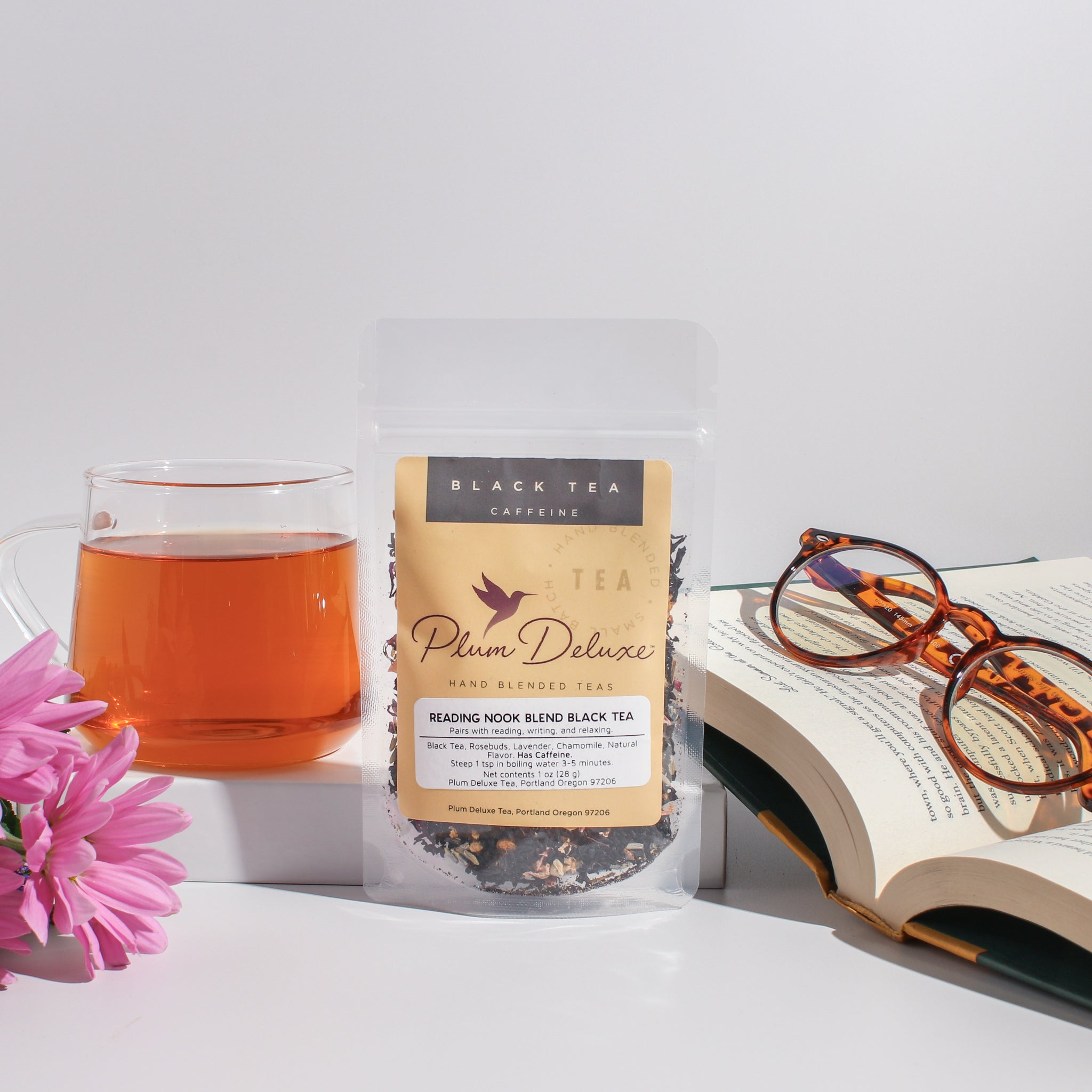 Reading Nook Tea Blend (Rose - Lavender - Chamomile) by Plum Deluxe Tea