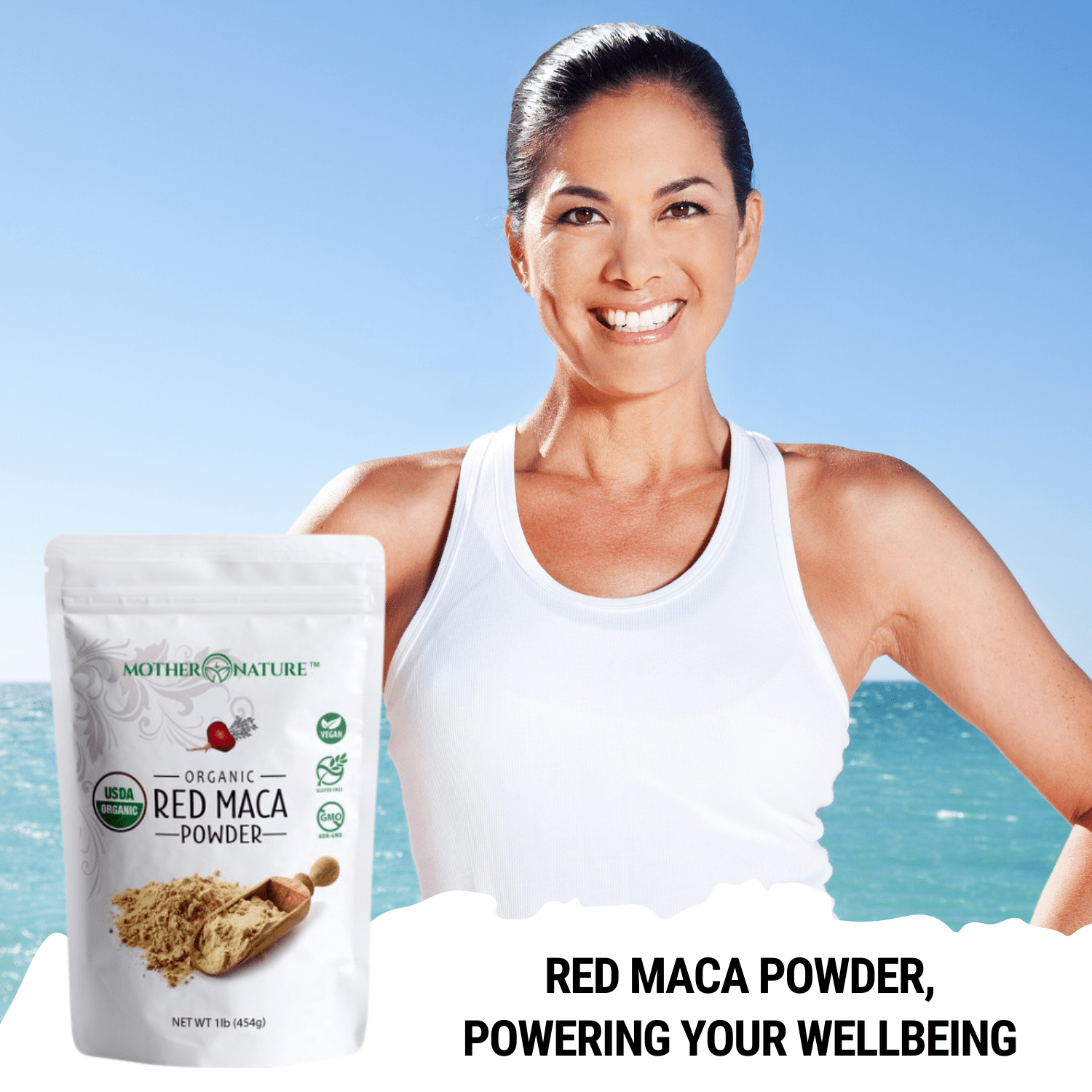 Red Maca Powder by Mother Nature Organics