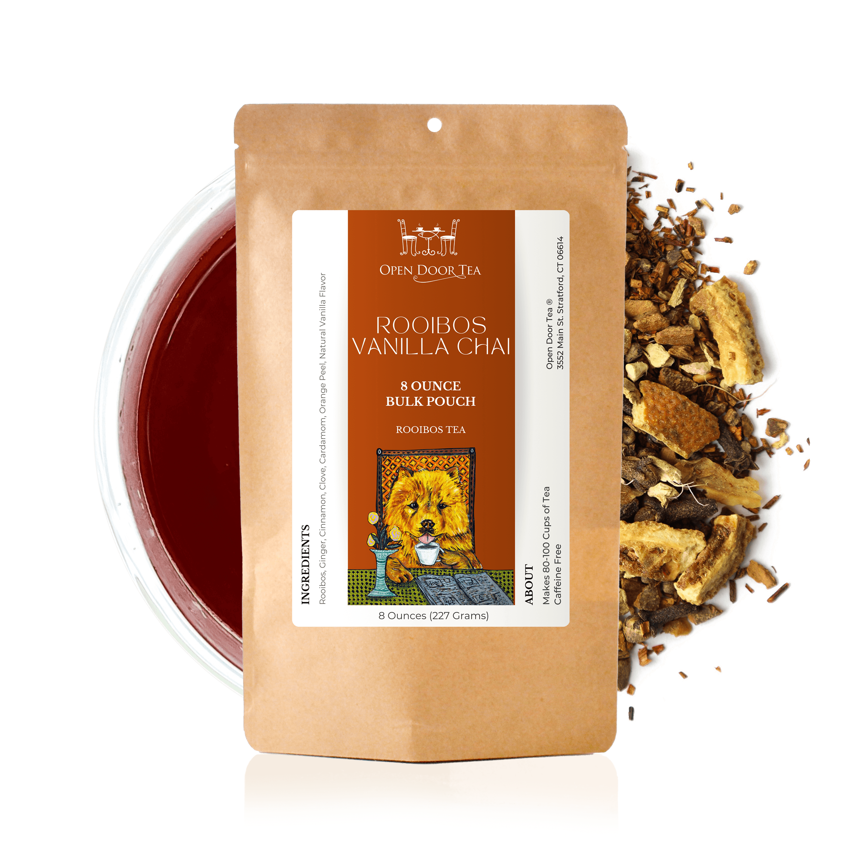 Rooibos Vanilla Chai by Open Door Tea CT