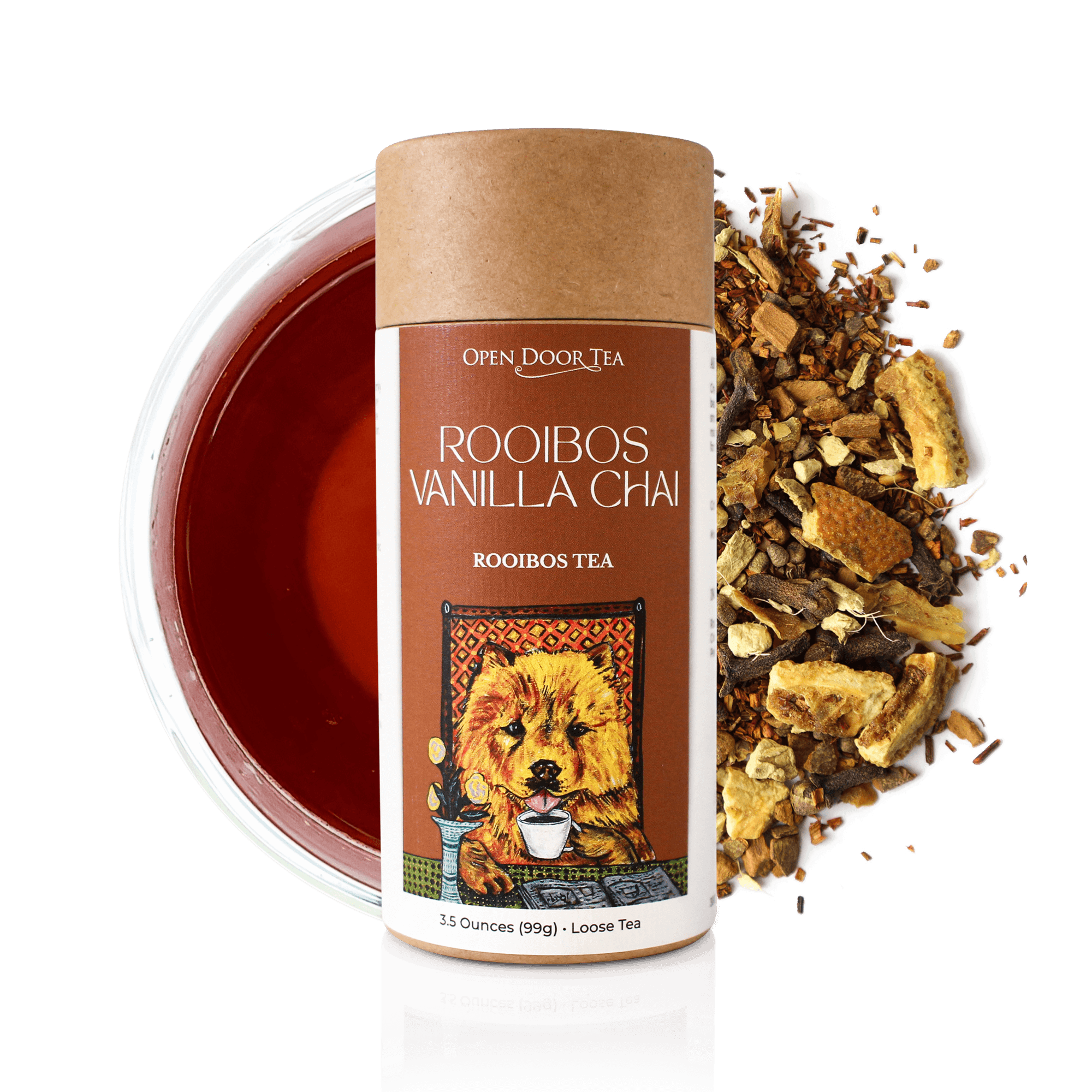 Rooibos Vanilla Chai by Open Door Tea CT