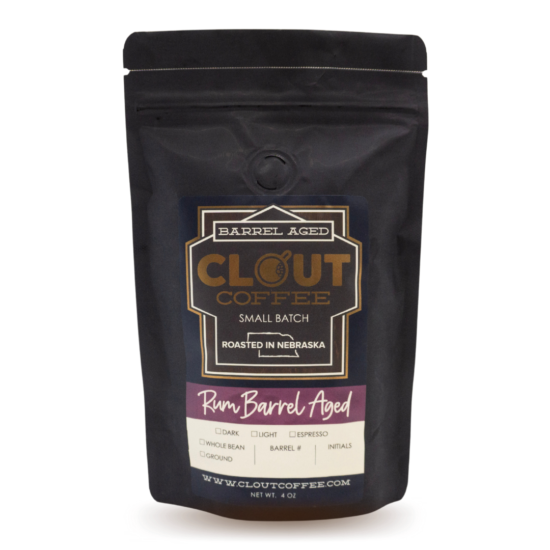 Rum Barrel Aged | Sample 4oz Bag by Clout Coffee