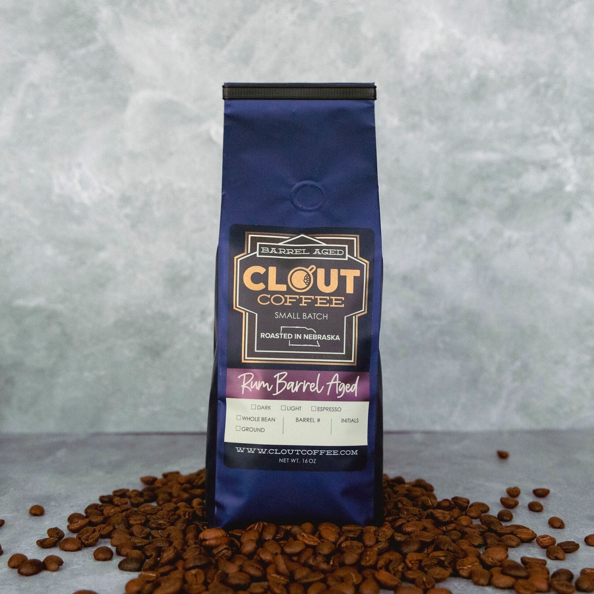 Rum Barrel Aged | 16oz by Clout Coffee