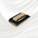 double side black nail brush with natural bristles. KOH-I-NOOR logo printed on the handle