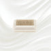 double side white nail brush with natural bristles. KOH-I-NOOR logo printed on the handle