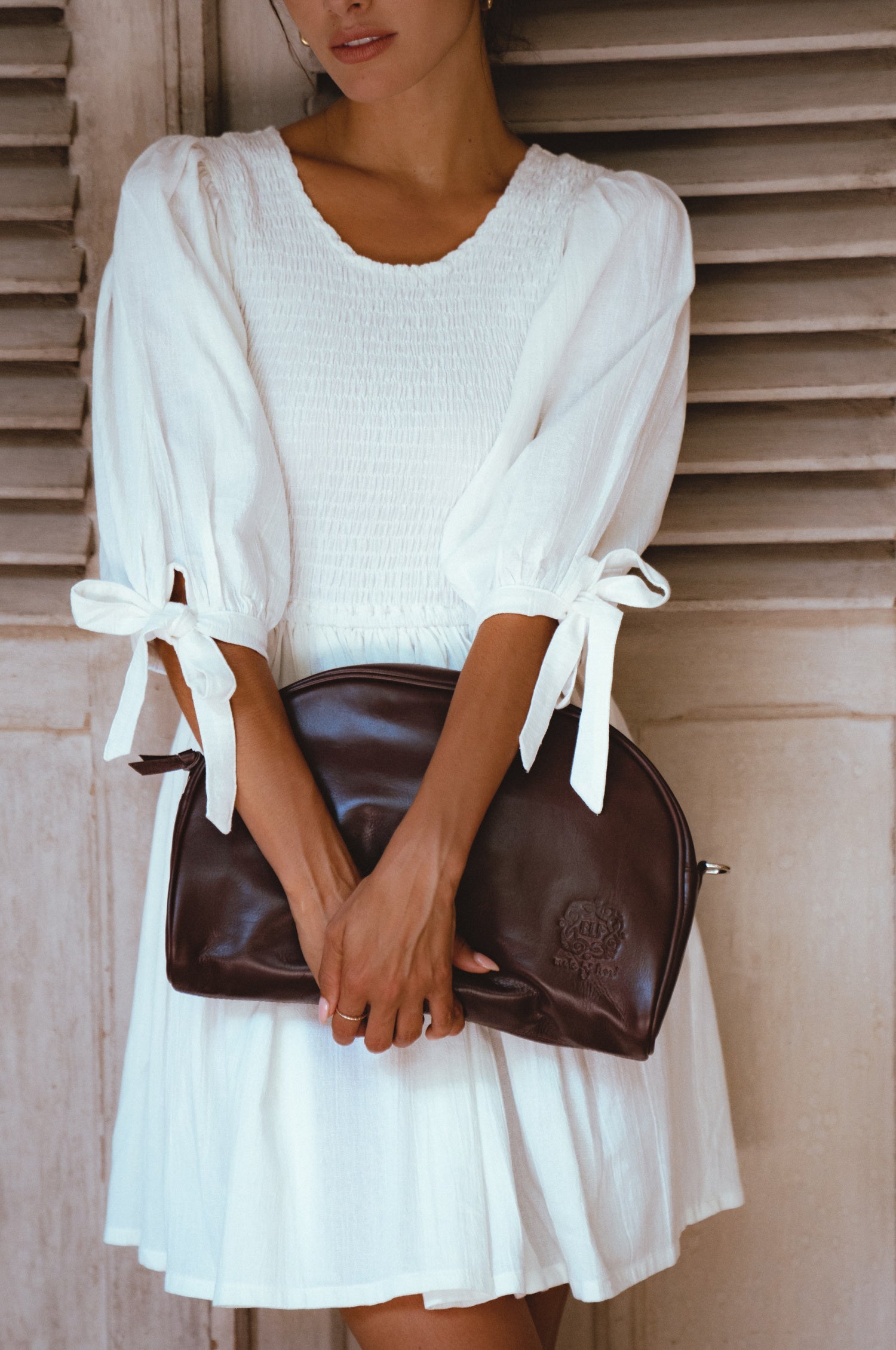 Sabine Leather Handbag by Bali ELF