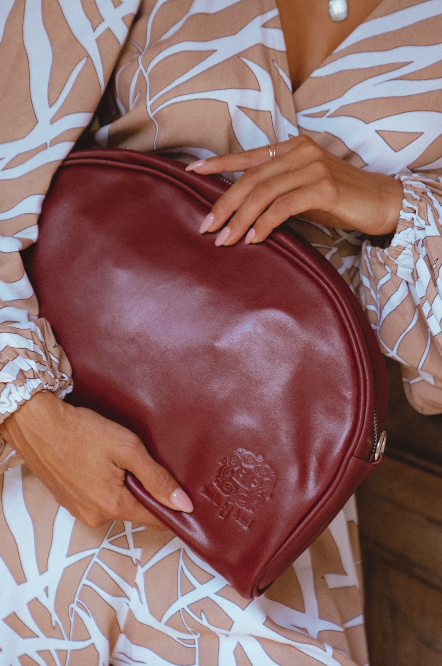 Sabine Leather Handbag by Bali ELF