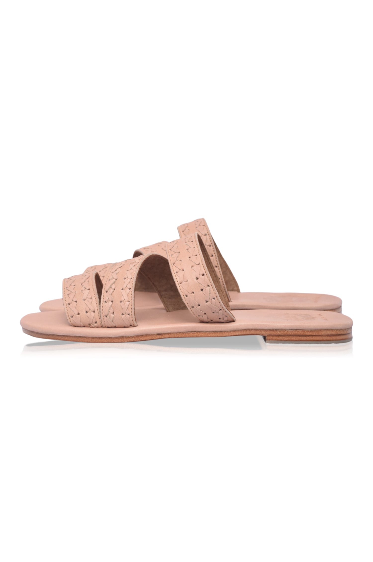 Sail Slide Leather Sandals by Bali ELF