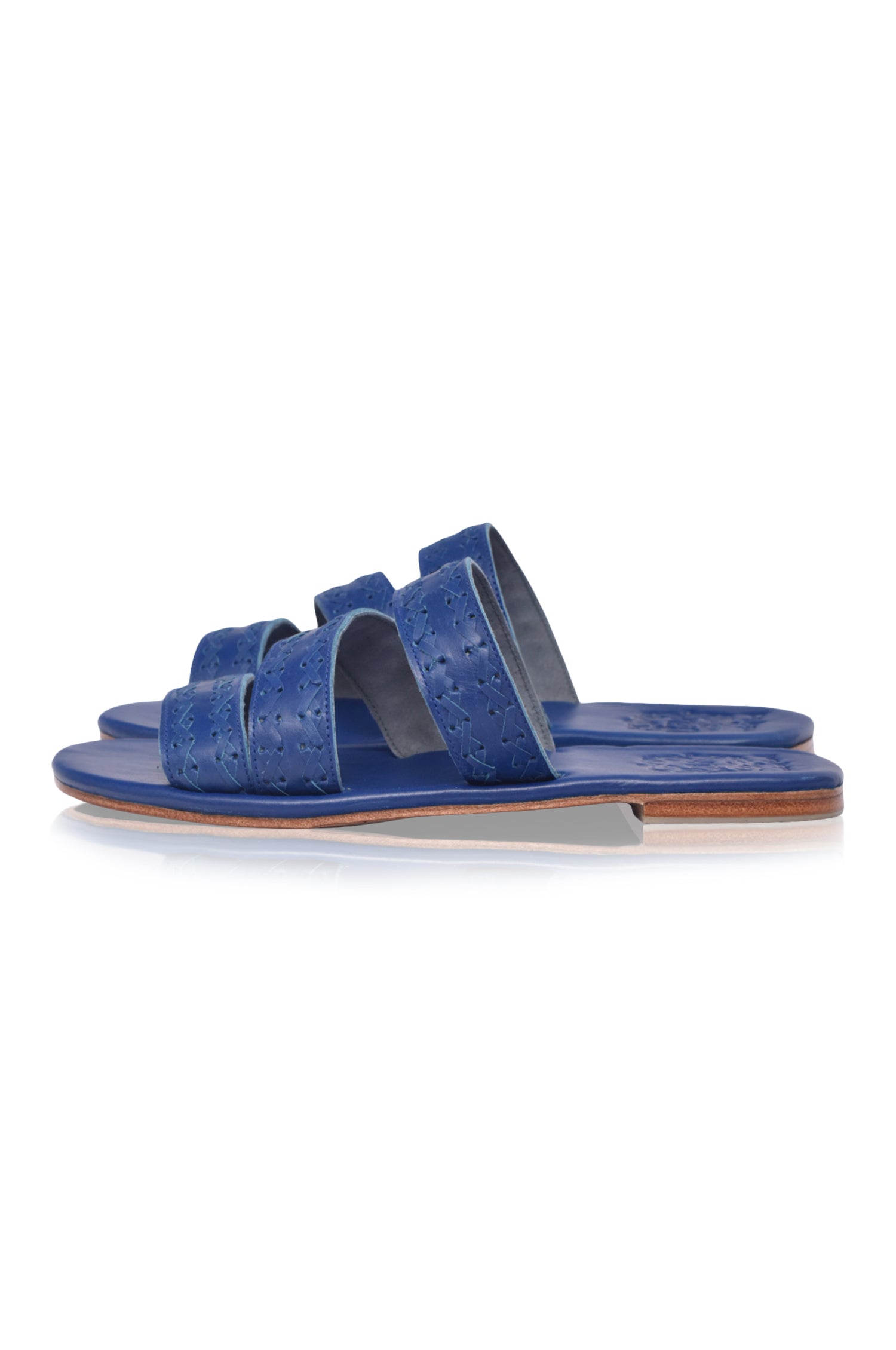Sail Slide Leather Sandals by Bali ELF