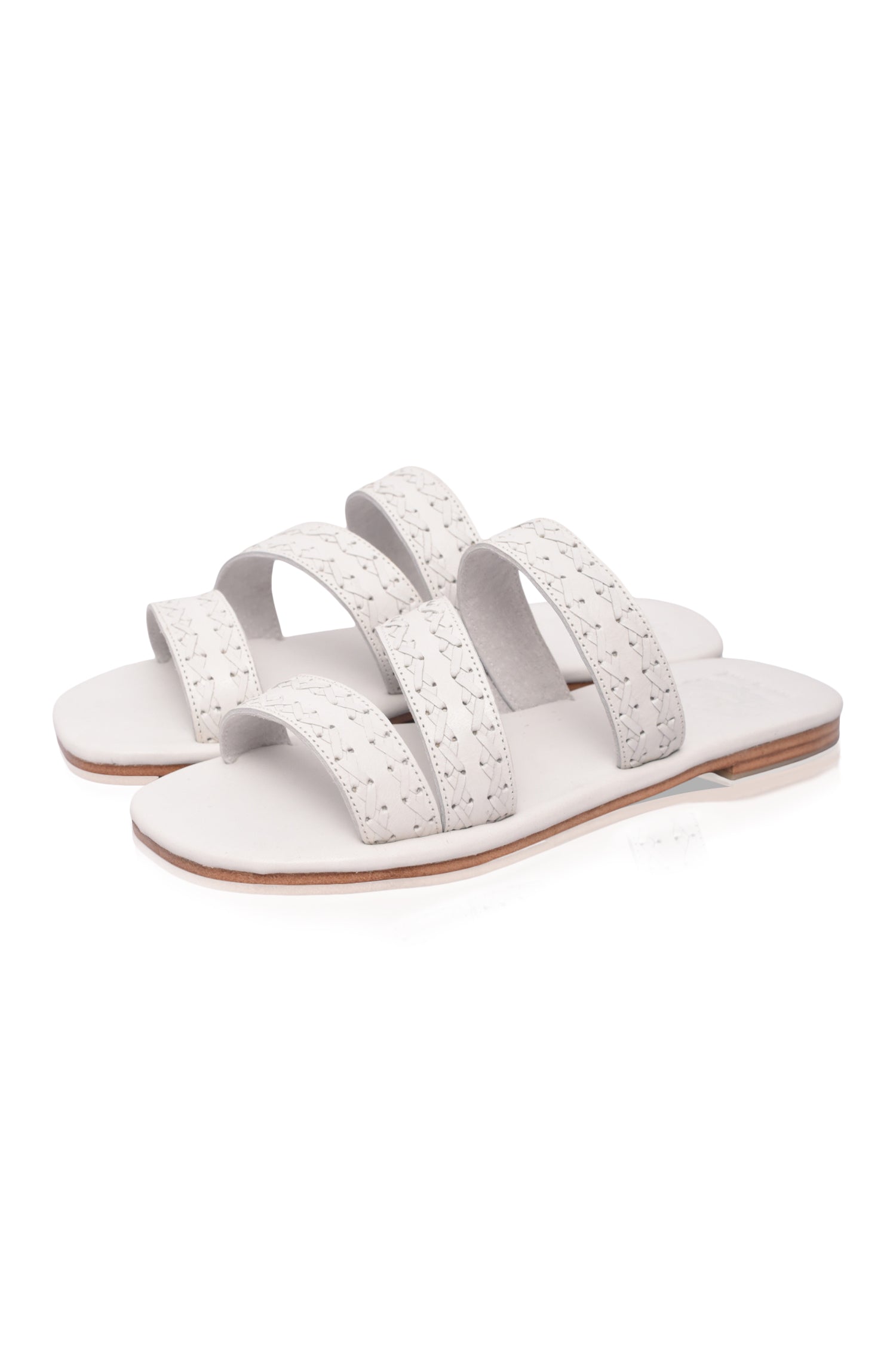 Sail Slide Leather Sandals by Bali ELF