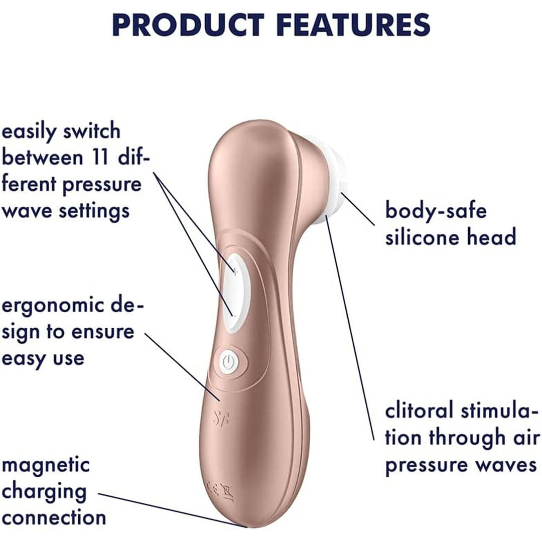 Satisfyer Pro 2 Air Pulse Clitoral Stimulator by Condomania.com