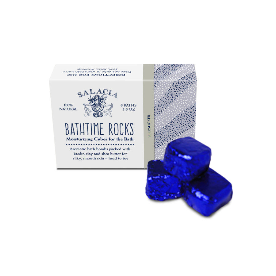 Seersucker BathTime Rocks (Set of 6) by Salacia Salts