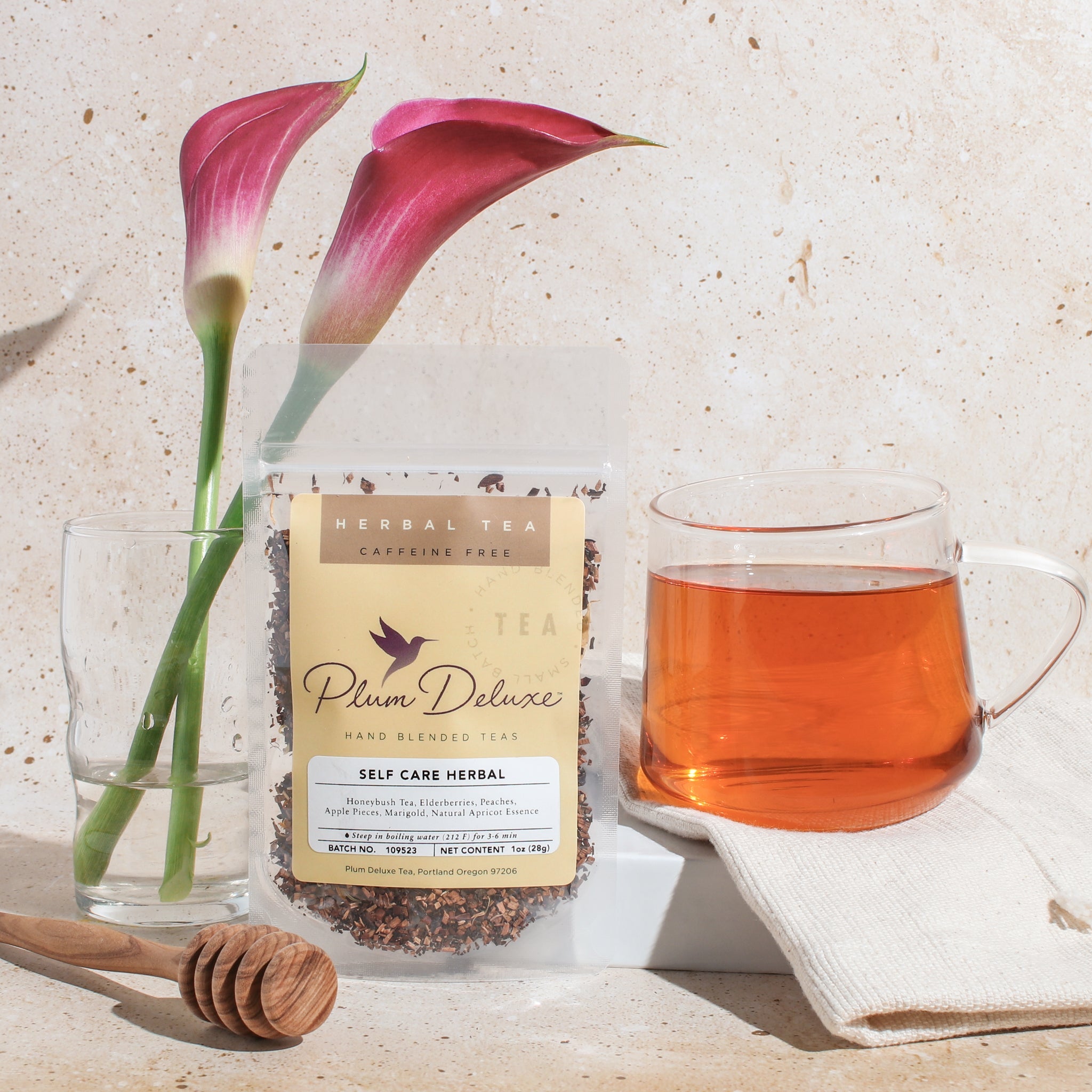 The Self Care Blend (Elderberry - Apricot) by Plum Deluxe Tea