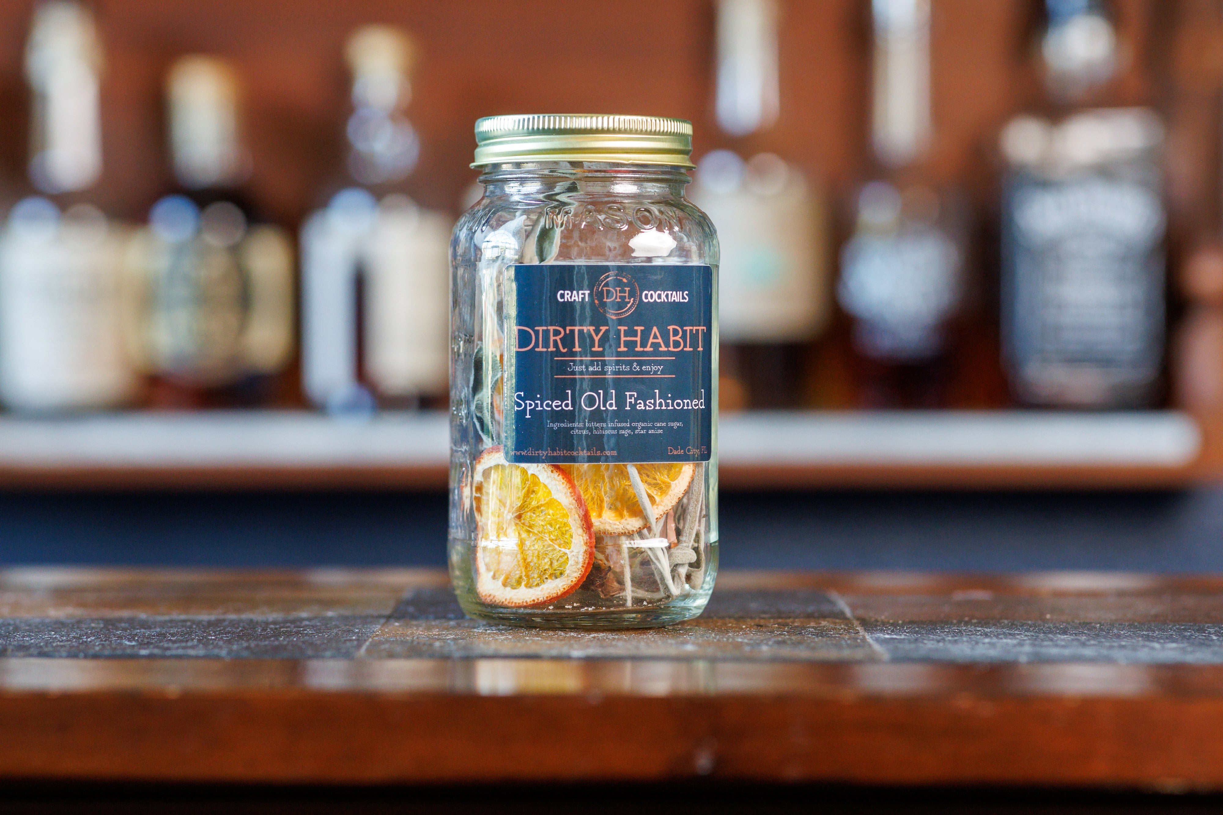 Dirty Habit Signature Spiced Old Fashioned Mix by Dirty Habit Cocktails