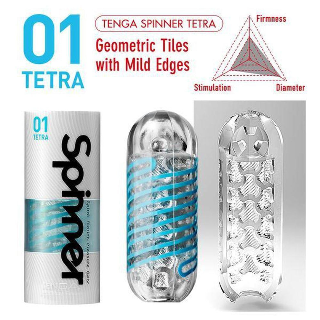 TENGA Spinner Penis Stroker | 'Tetra' 01 by Condomania.com