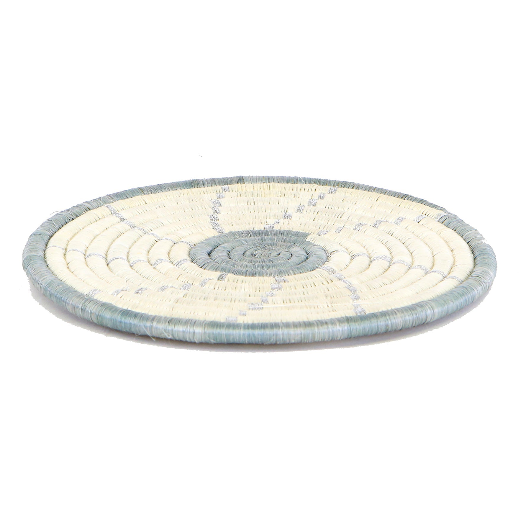  Holiday Table Plate - 10" Metallic Spiral by Kazi Goods - Wholesale Kazi Goods - Wholesale Perfumarie
