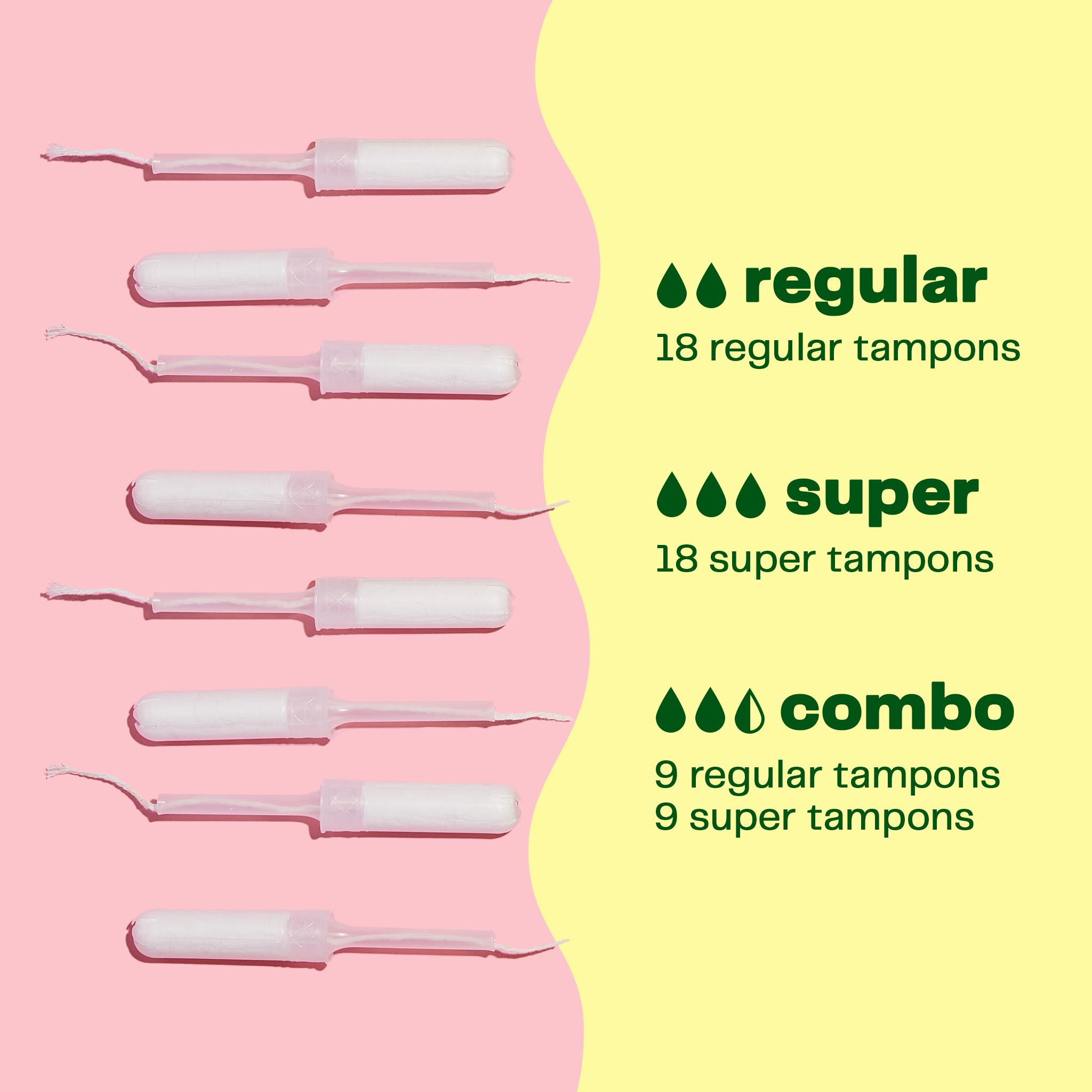 Organic Cotton Tampons by viv for your v