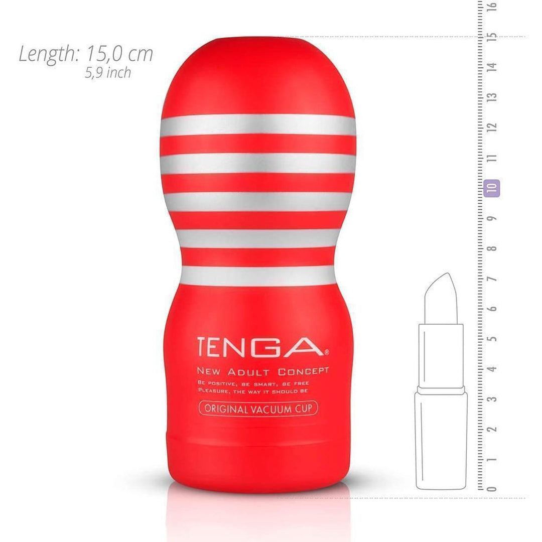 TENGA Original Men's Masturbator Vacuum Cup with Deep Throat Suction by Condomania.com