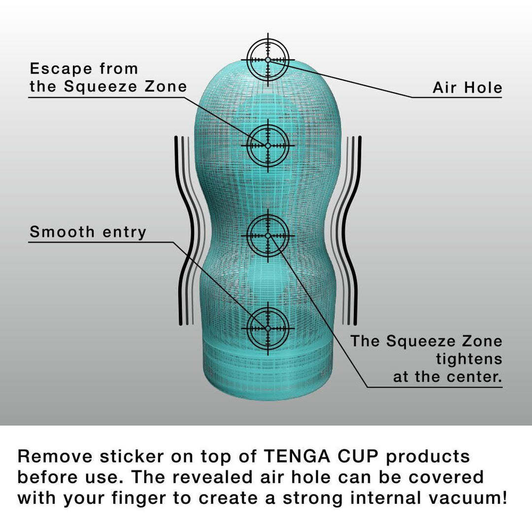 TENGA Original Men's Masturbator Vacuum Cup with Deep Throat Suction by Condomania.com