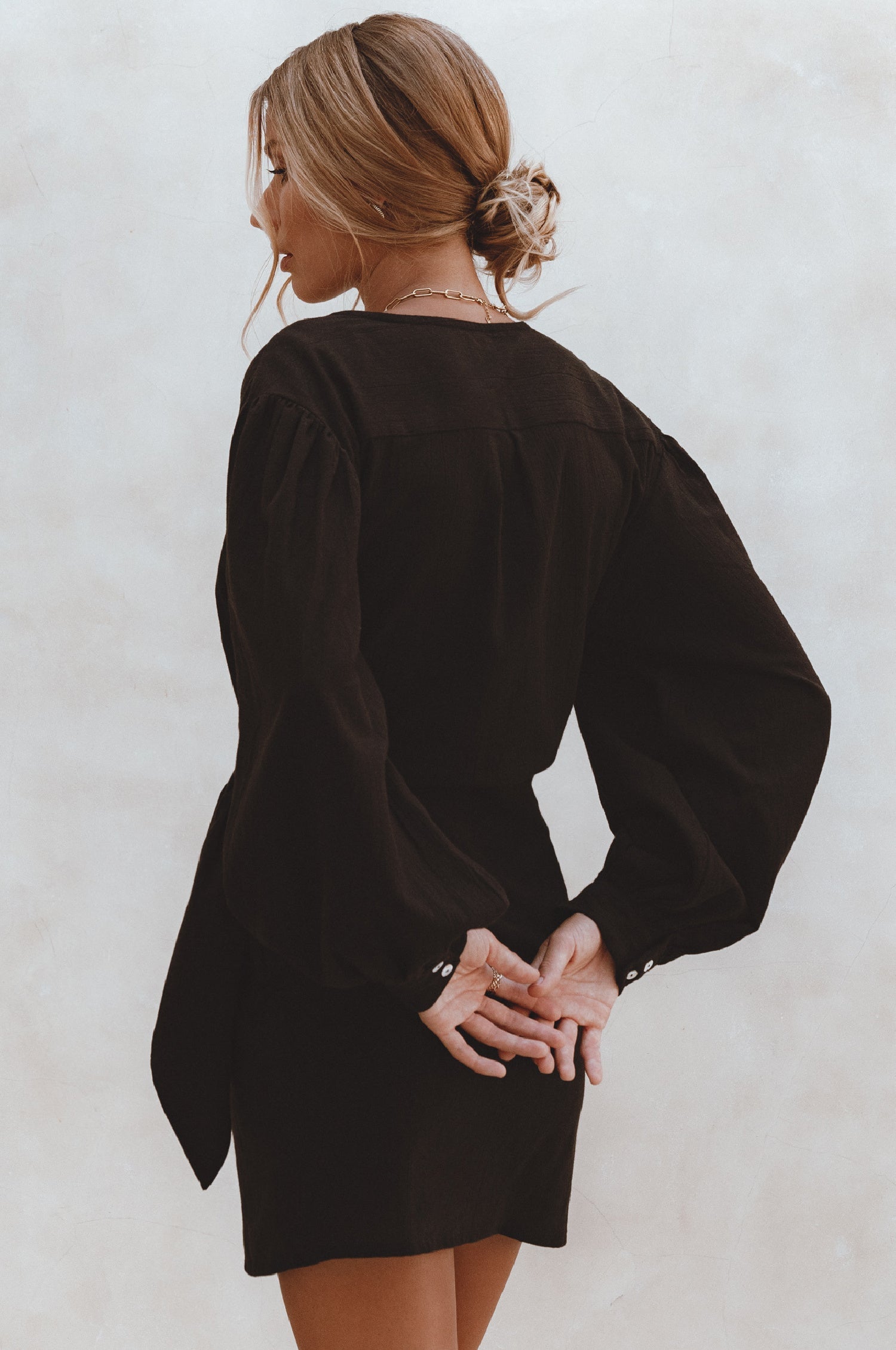 Ti Amo Linen Wrap Dress by Bali ELF