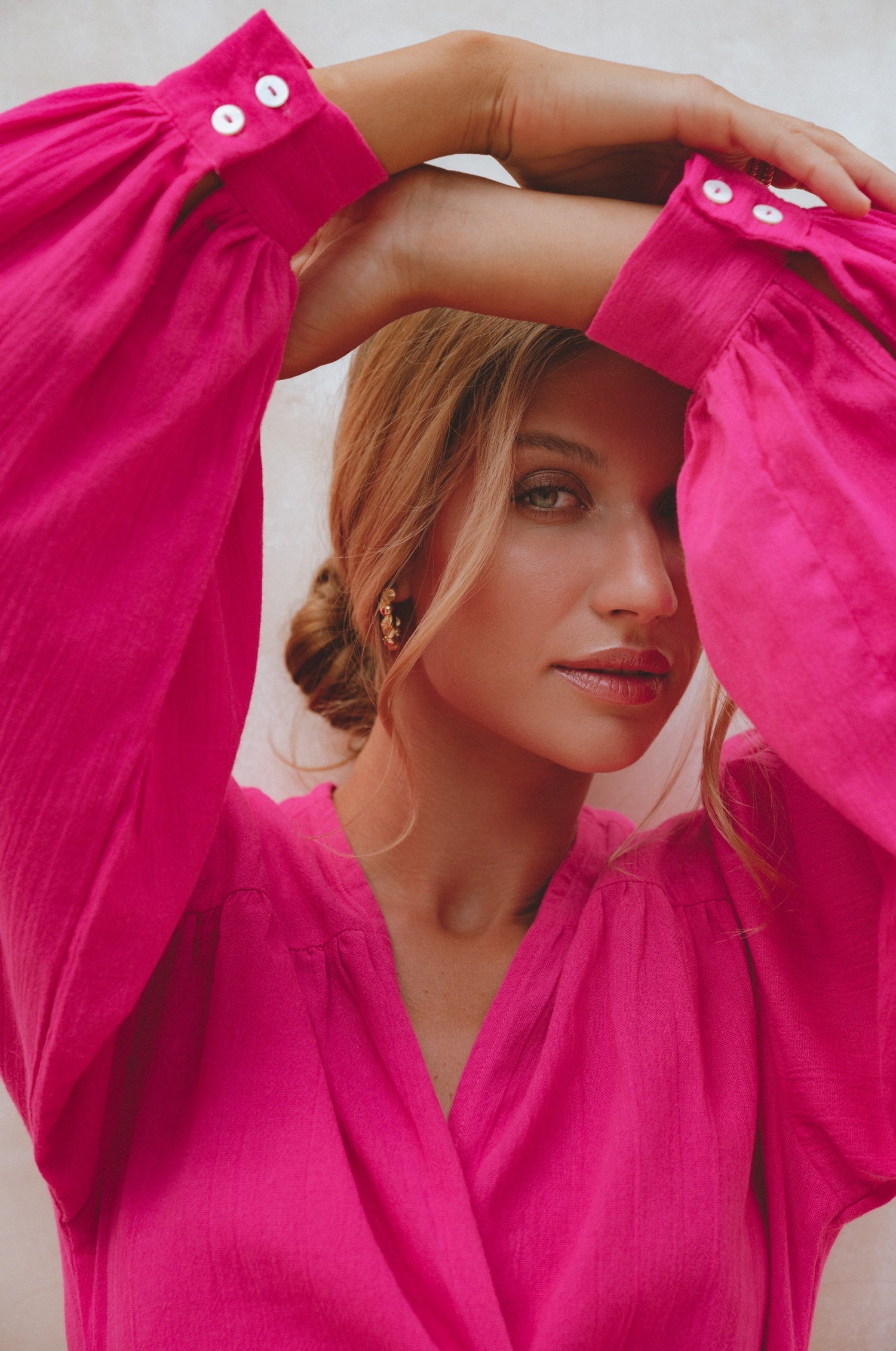 Ti Amo Linen Wrap Dress by Bali ELF