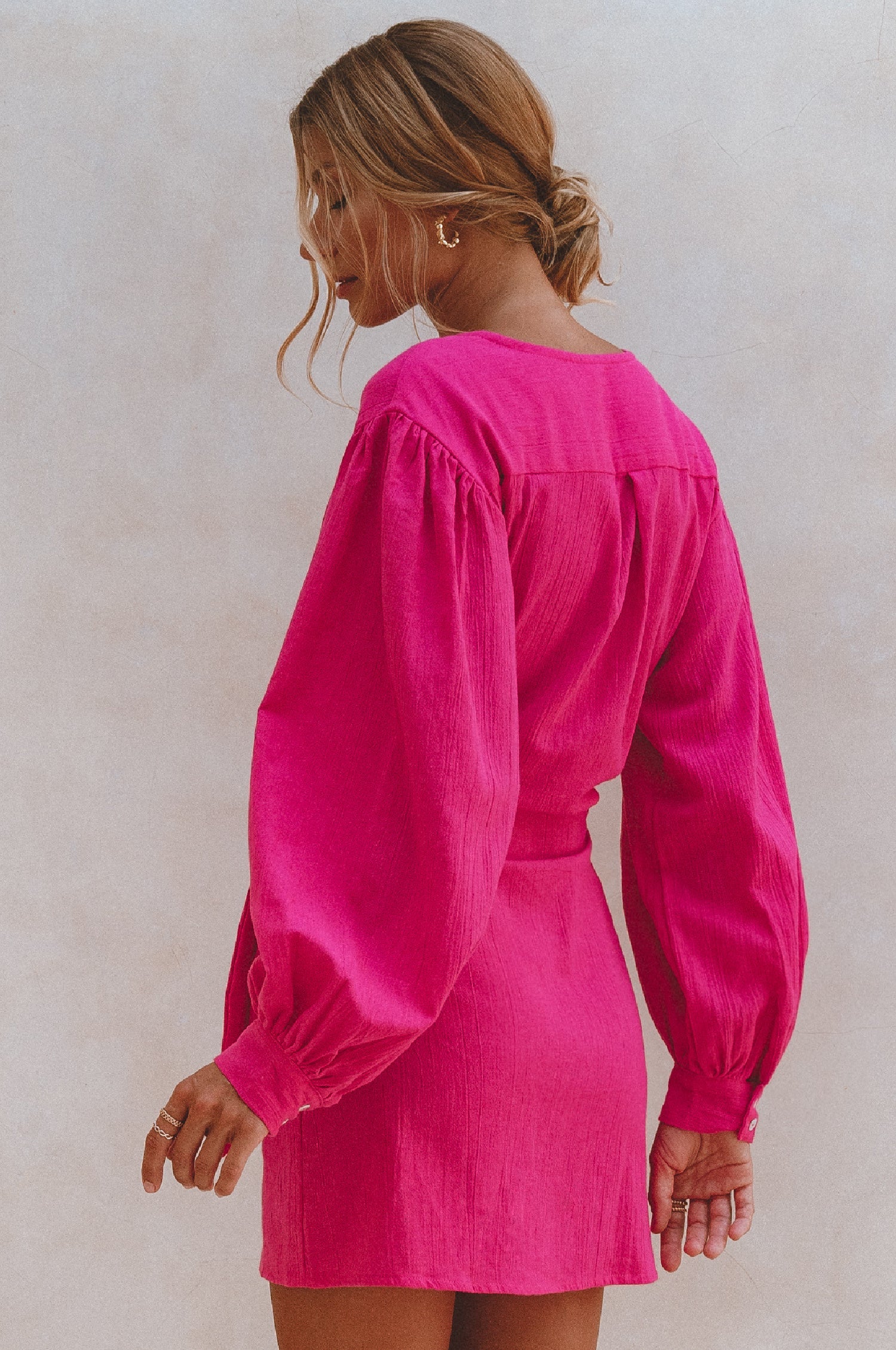 Ti Amo Linen Wrap Dress by Bali ELF