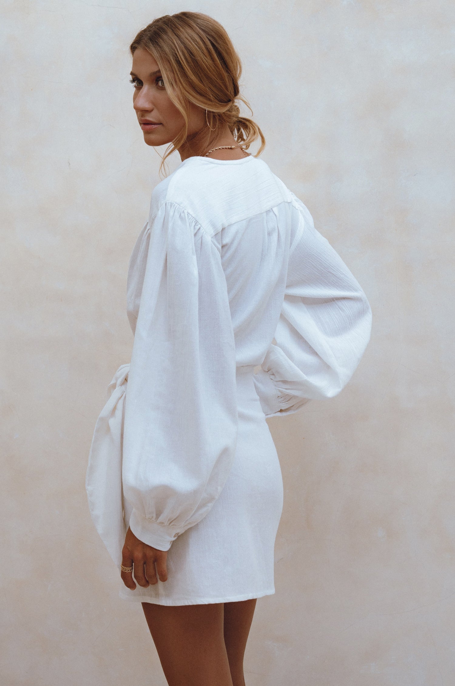 Ti Amo Linen Wrap Dress by Bali ELF