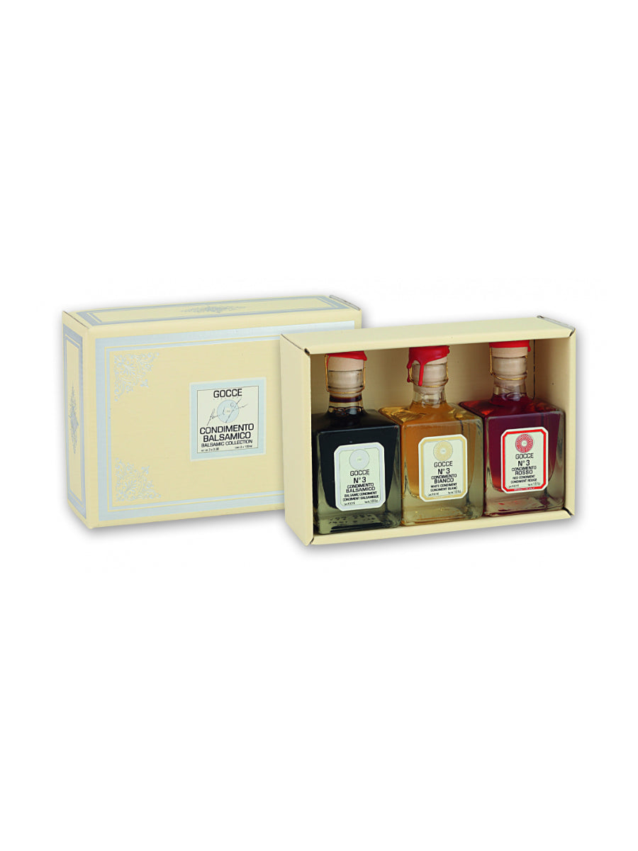 Tri-Color Balsamic Condiment Gift Box by Zia Pia