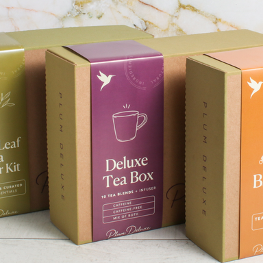 Deluxe Tea Box (10 Teas + Infuser) by Plum Deluxe Tea Plum Deluxe Tea Perfumarie