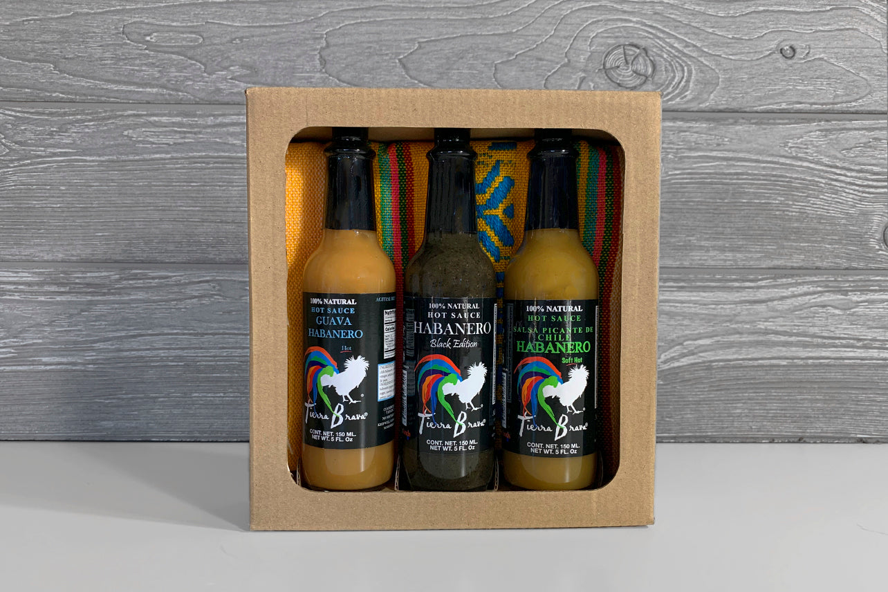 Habanero Hot Sauce Trio & Servilleta by Verve Culture