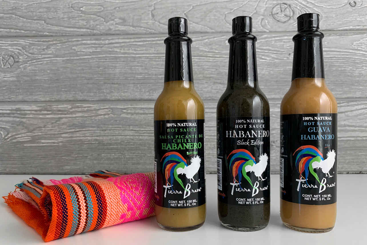 Habanero Hot Sauce Trio & Servilleta by Verve Culture