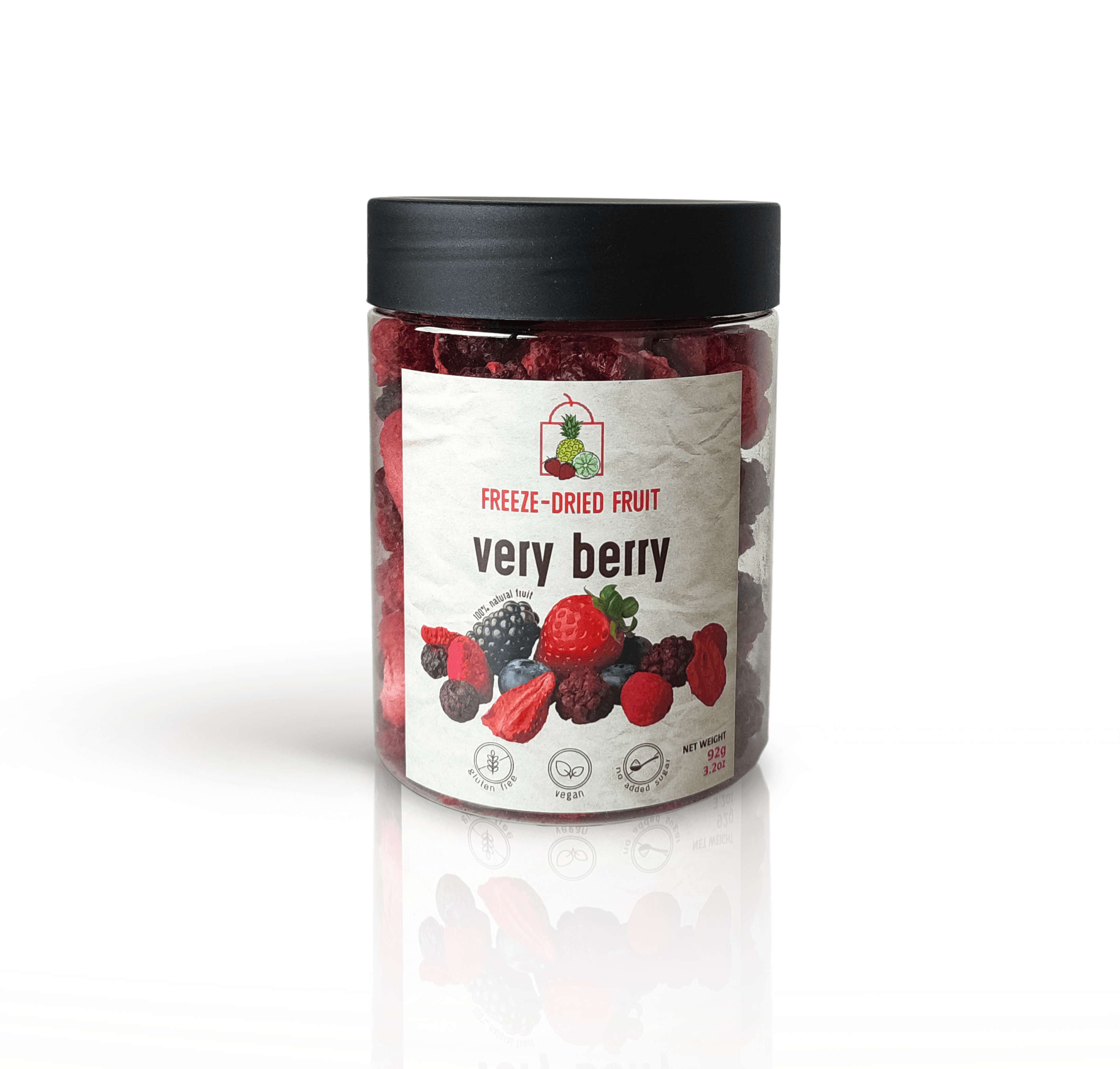 Freeze Dried "Very Berry" Snack by Diaita Smart Foods (Worldwide Shipping)