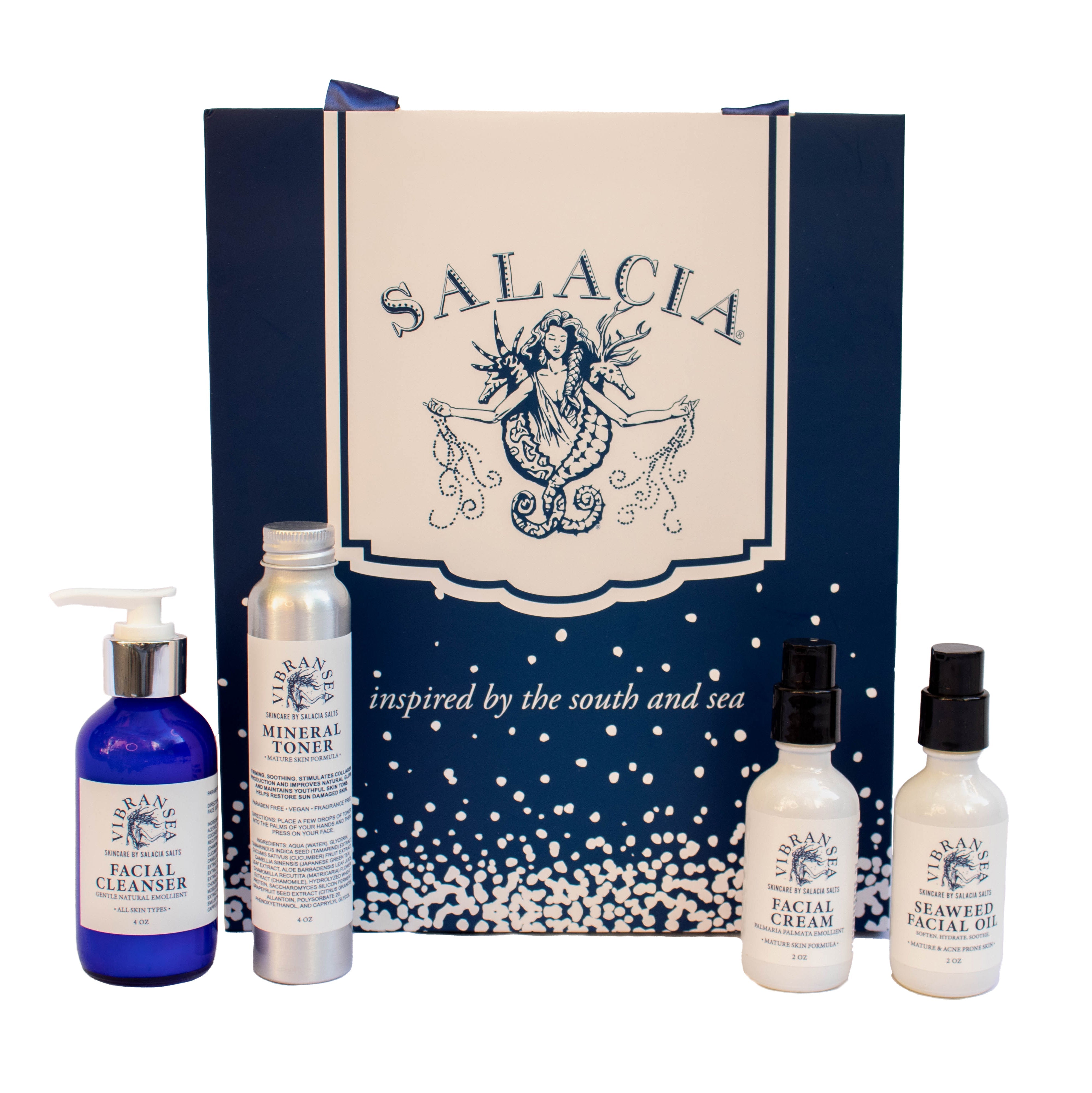 Vibransea Skincare Collection in Gift Box by Salacia Salts