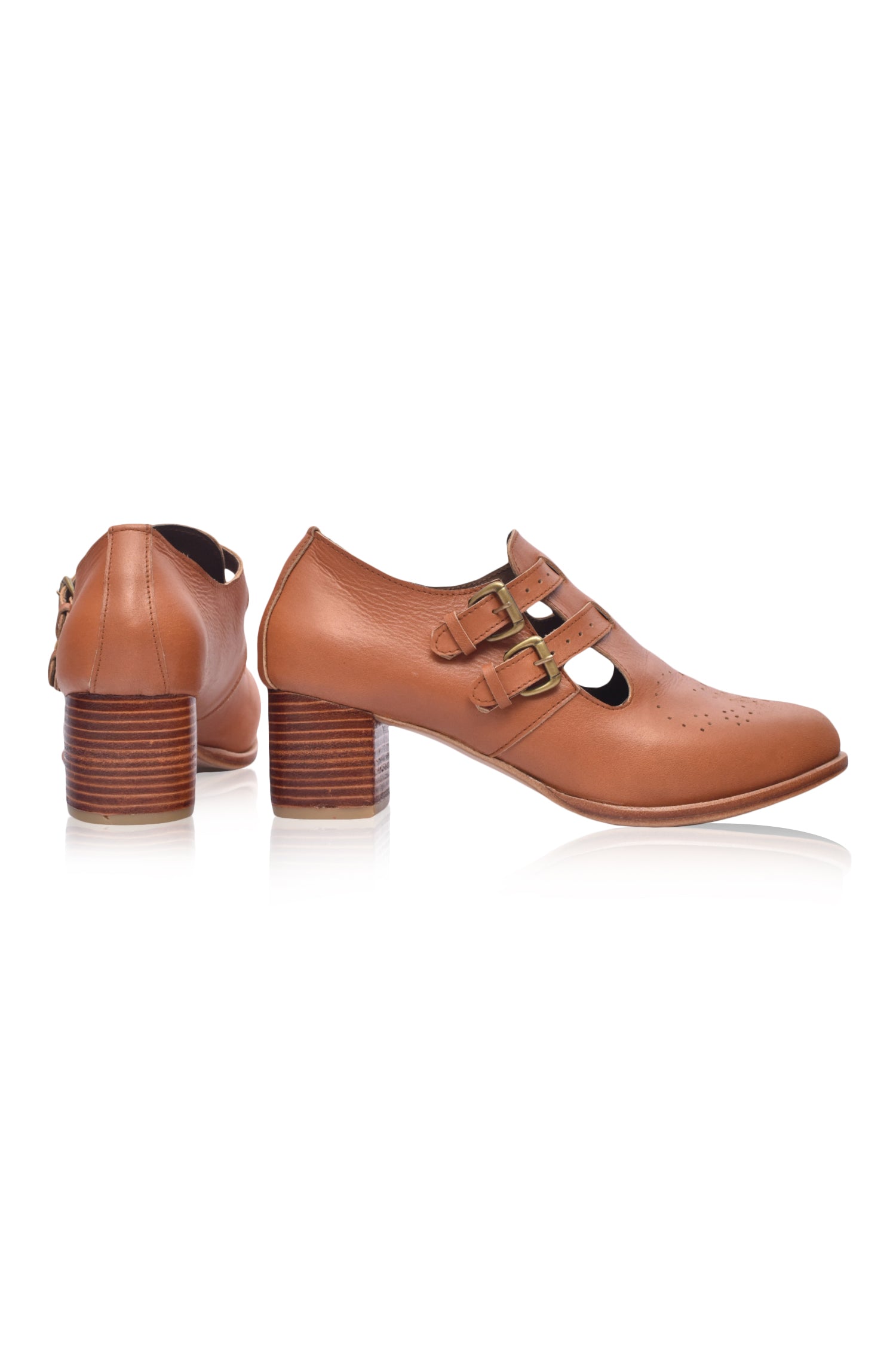 Vienna Low Ankle Leather Booties by Bali ELF