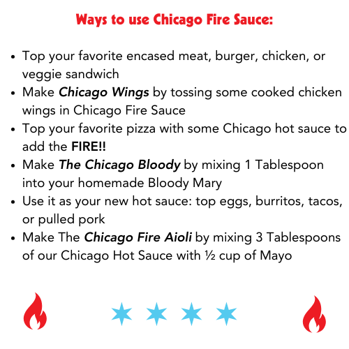 Chicago Sauce & Chicago Fire Sauce by Big Fork Brands