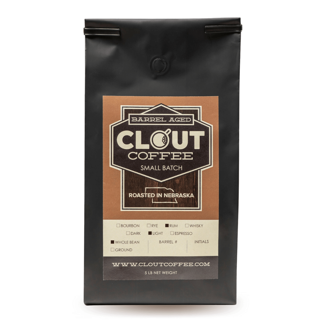 Rum Barrel Aged | 5lbs by Clout Coffee