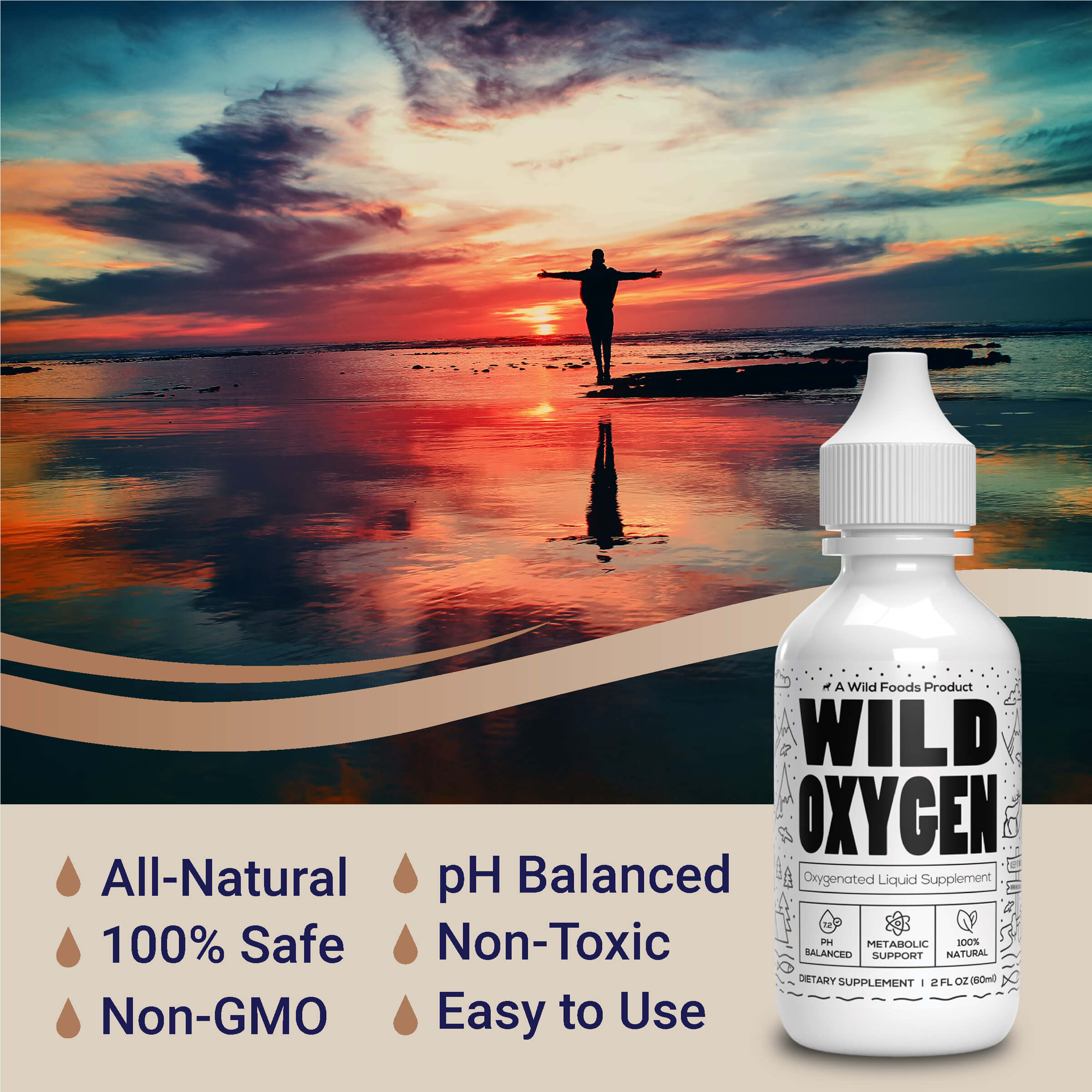 Wild Oxygen - Liquid Mineral Supplement 2oz by Wild Foods