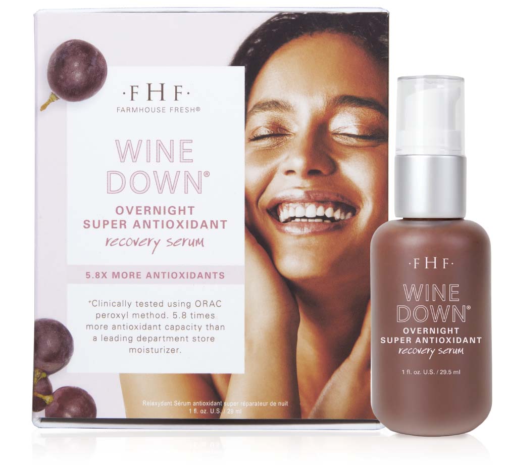 Wine Down® by FarmHouse Fresh skincare