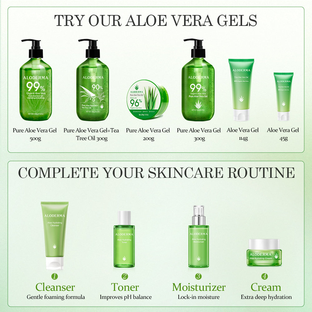 Pure Aloe Vera Skin Hydrator - 99.8% Organic Aloe by ALODERMA