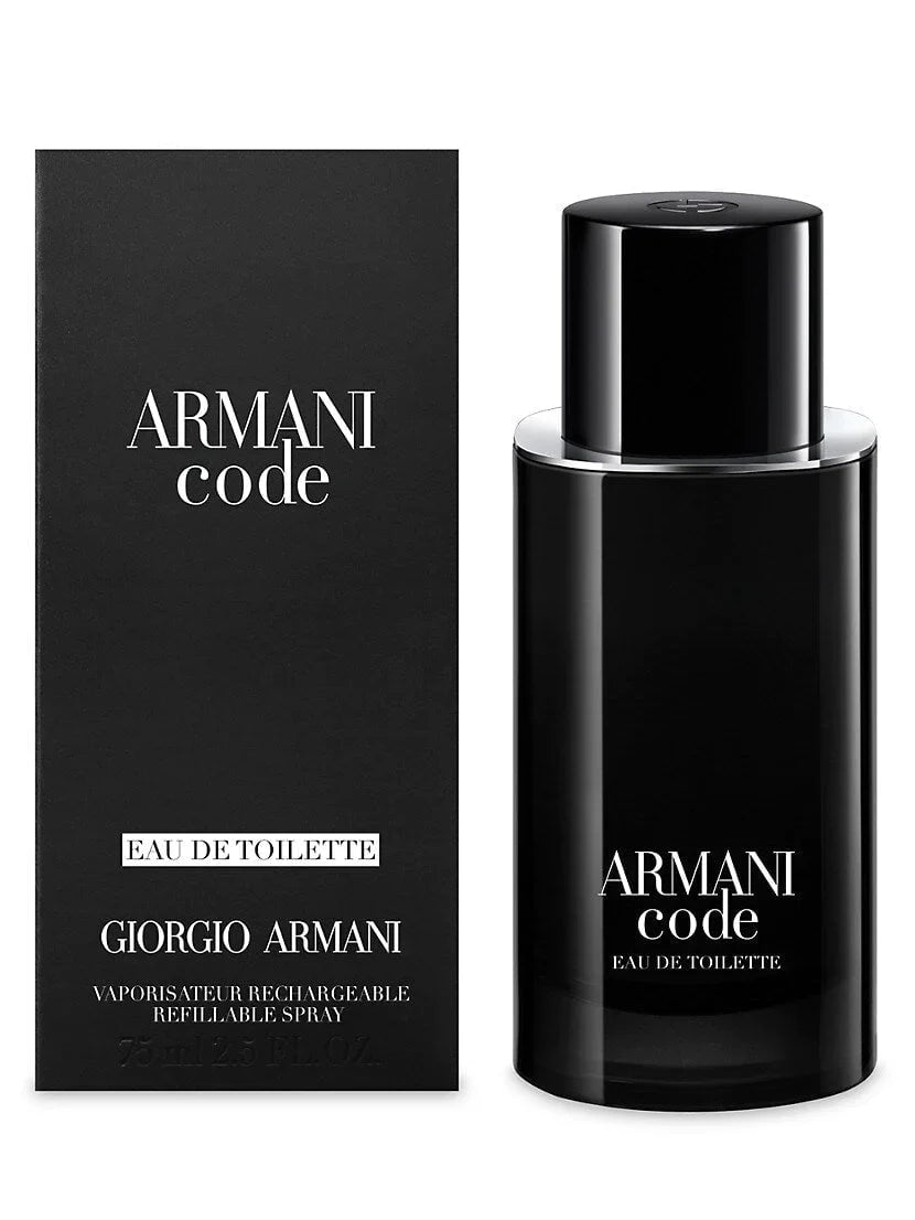 Armani Code 2.5 oz Refillable EDT for men by LaBellePerfumes