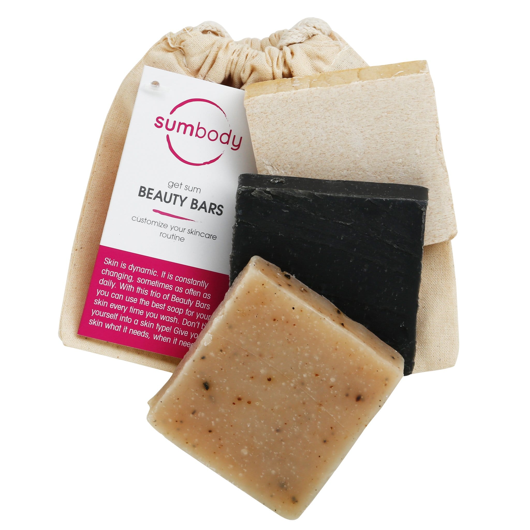 Beauty Bar Facial Soap Trio by Sumbody Skincare