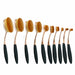  Beauty Experts Set of 10 Oval Beauty Brushes by VistaShops VistaShops Perfumarie