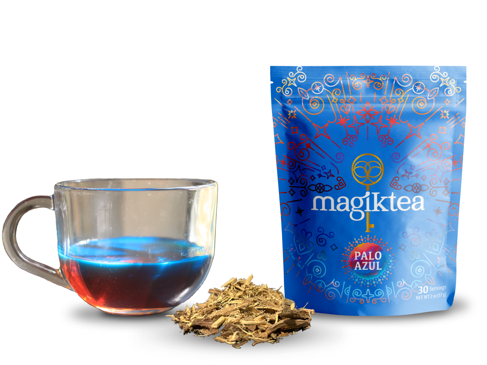 Palo Azul - Loose Tea - Organic - 5 oz (75 cups) by Magiktea