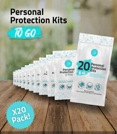  (20) All-In-One Personal Protection Kits TO GO – Sanitary Kit for Optimal Protection. by Skincareheaven Skincareheaven Perfumarie
