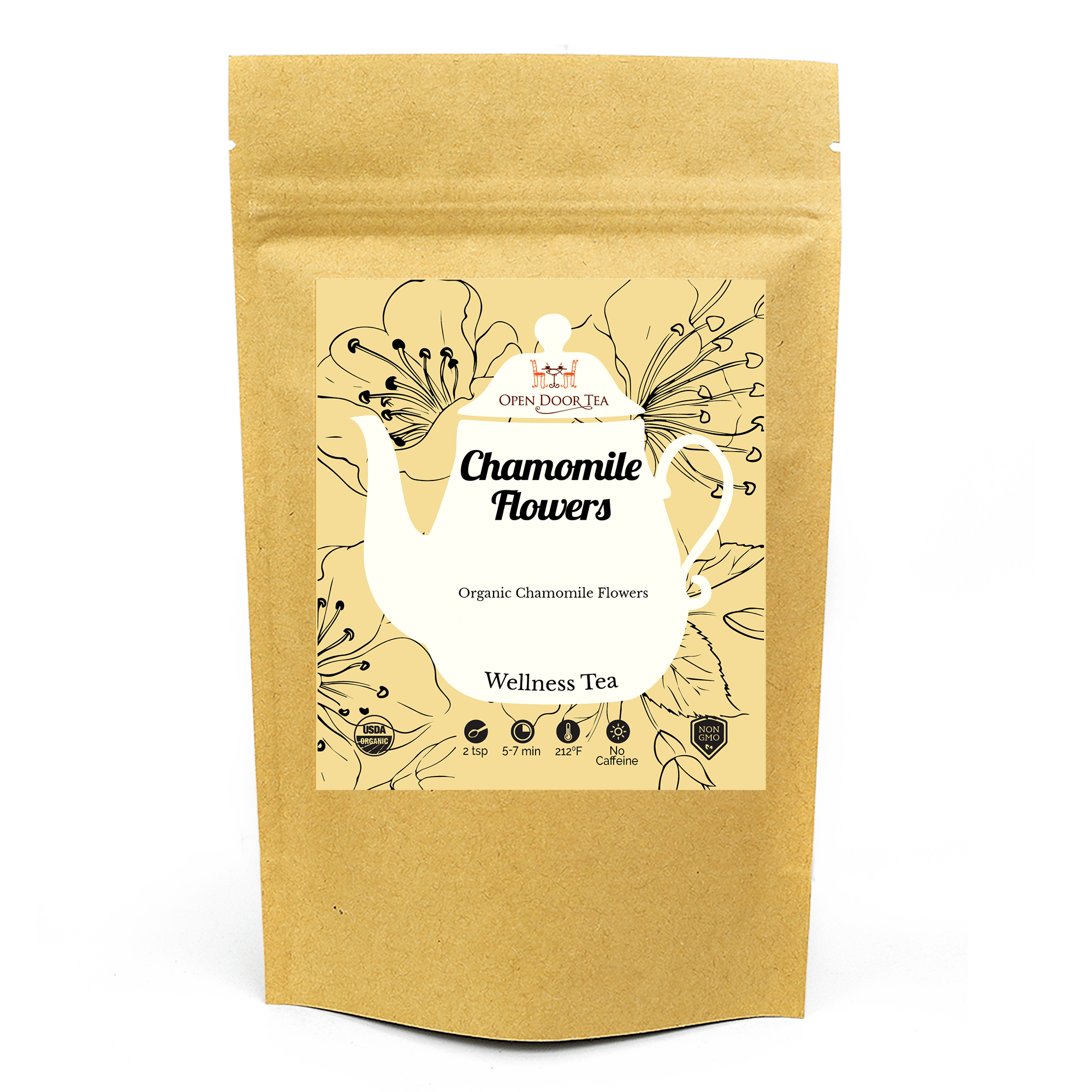 Chamomile Flowers by Open Door Tea CT