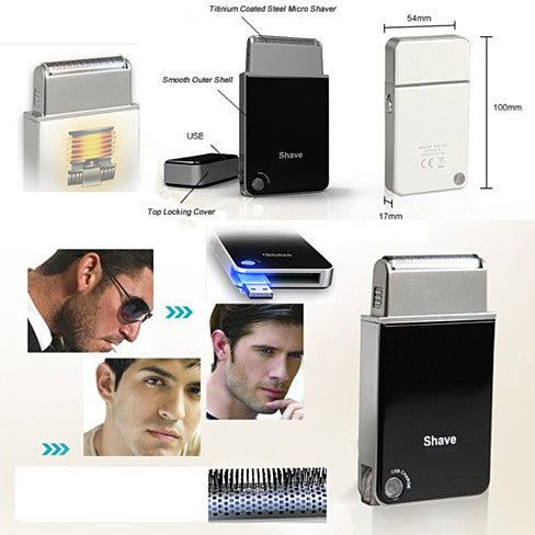  Chic Shaver - A Portable Travel USB Rechargeable Shaver by VistaShops VistaShops Perfumarie