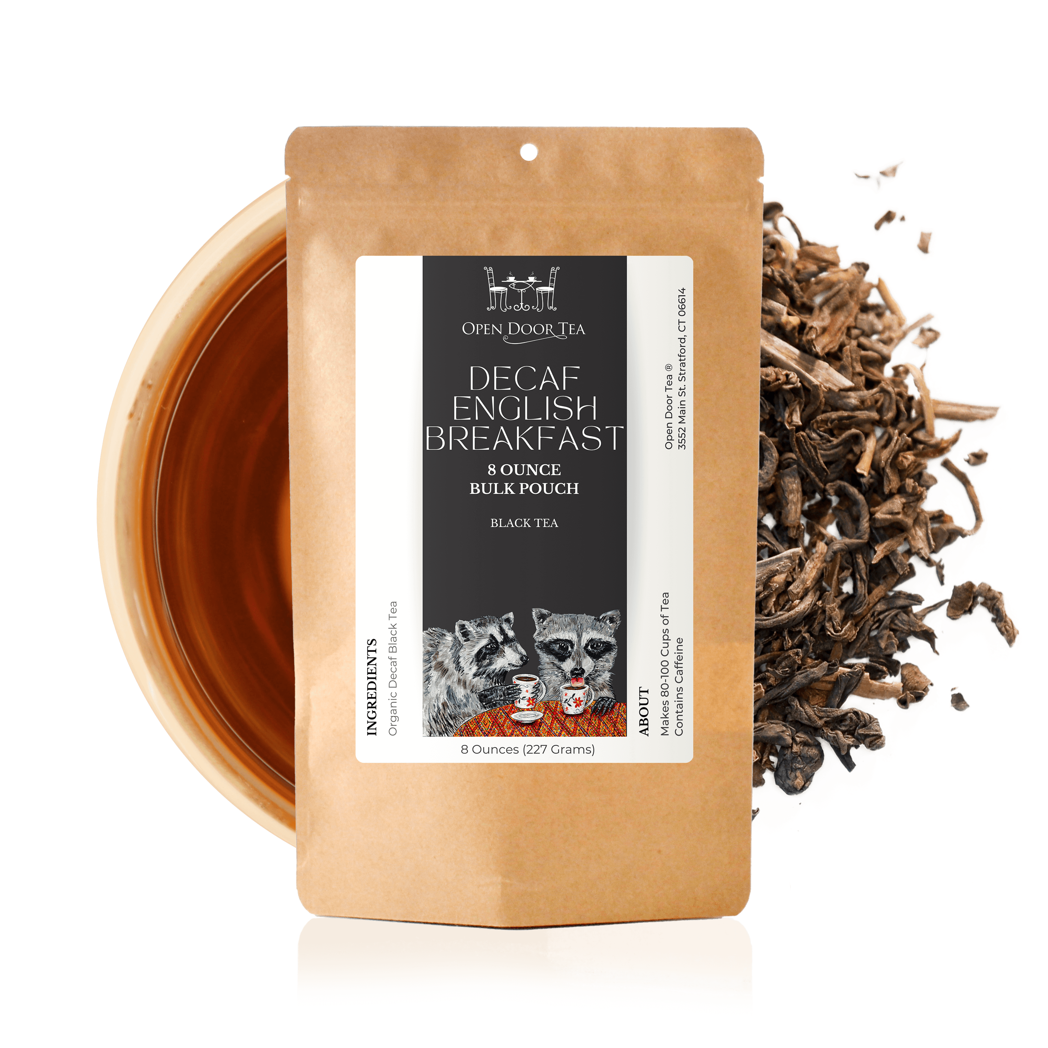 Decaf English Breakfast by Open Door Tea CT