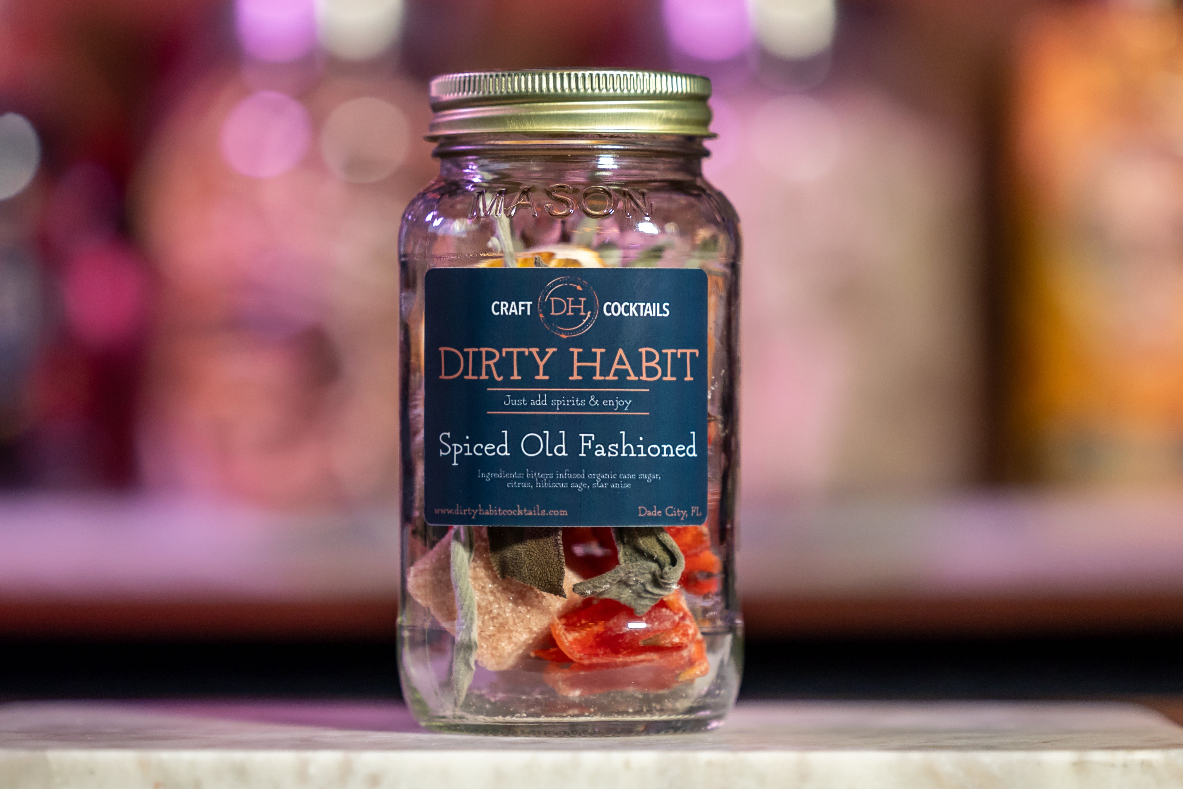 Dirty Habit Signature Spiced Old Fashioned Mix by Dirty Habit Cocktails