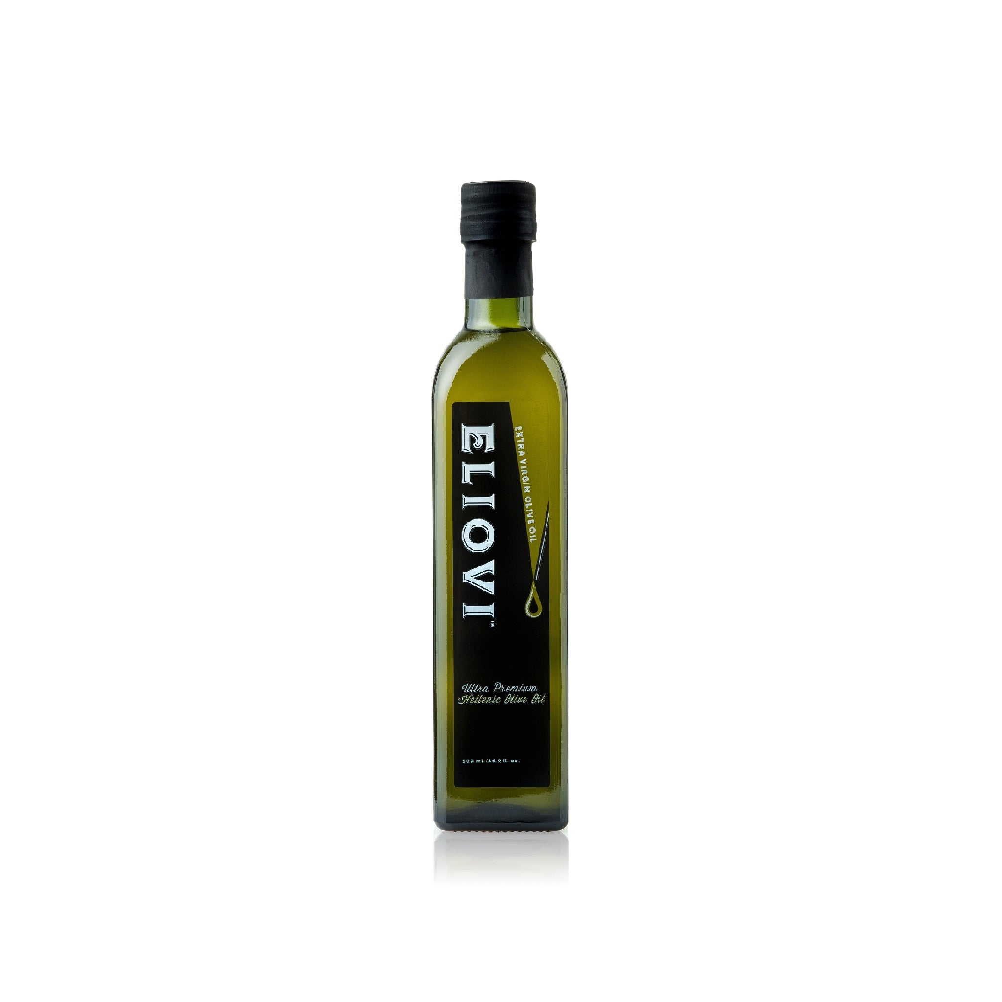 Eliovi Extra Virgin Olive Oil from Greece - Premium Quality, First Cold-Pressed Koroneiki Olives, 16.9 Fl. Oz by Alpha Omega Imports